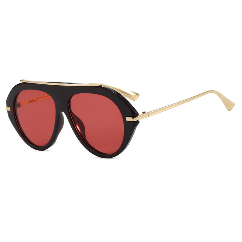Dame solbrille i elegant heksagon-design Luvikno