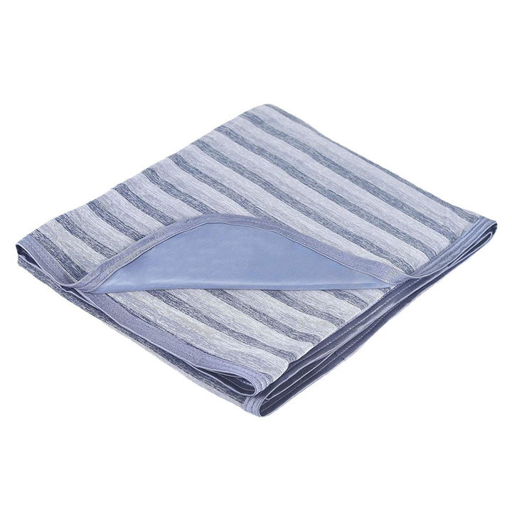 Dame myk og pustende stripe-fleece-teppe Luvikno