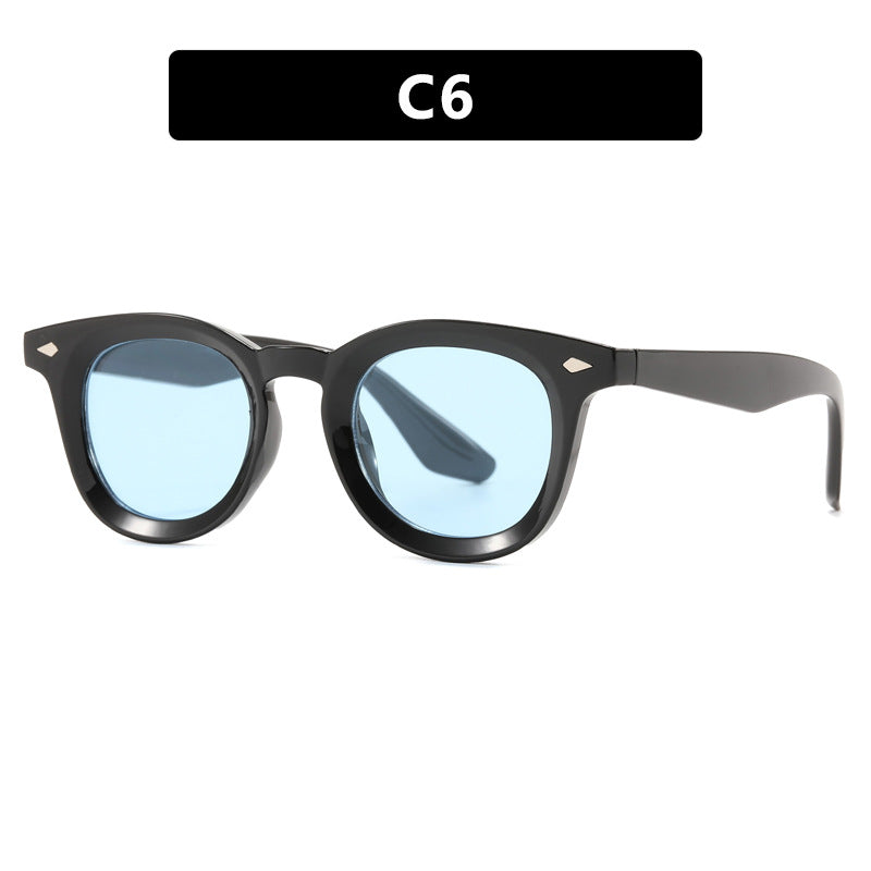 Damen modische Cat-Eye solbrille med transparent ramme Luvikno