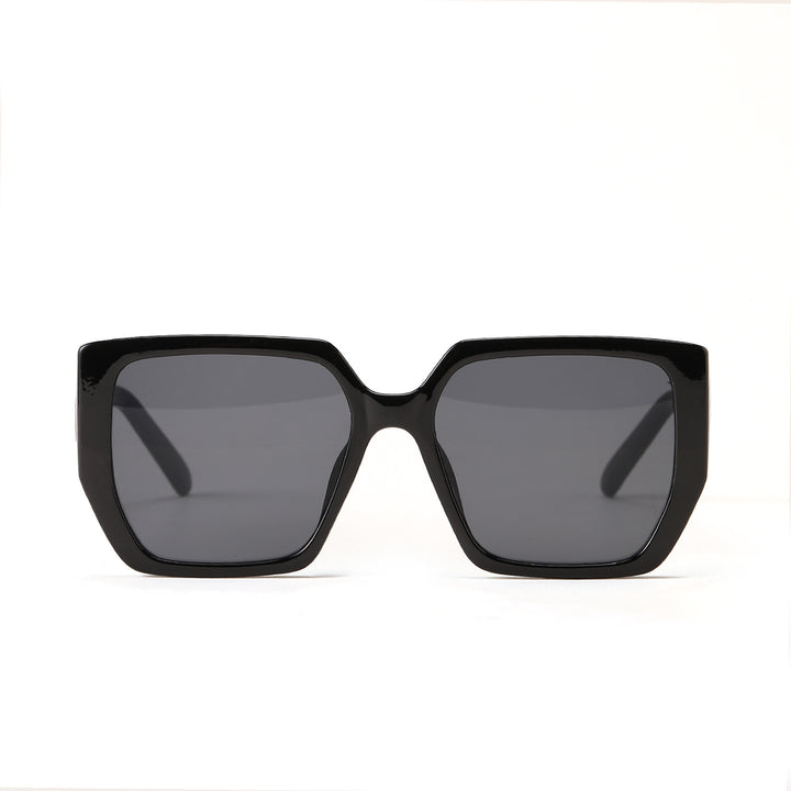Dame kvadratisk solbrille med beskyttende UV-beskyttelse og moderne design Luvikno