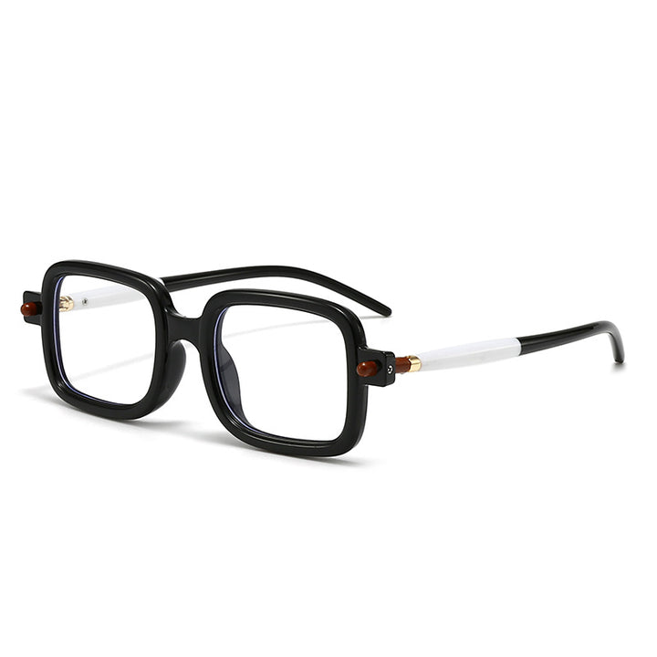 Dame moteriktig kvadratisk brille med stilige detaljer Luvikno