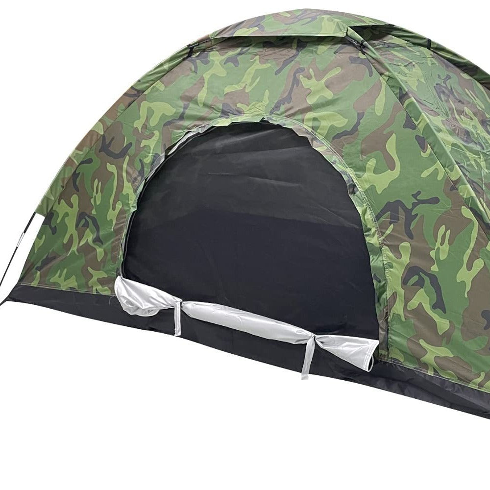 Unisex Bærbart Campingtelt med Kamuflasjemønster Luvikno