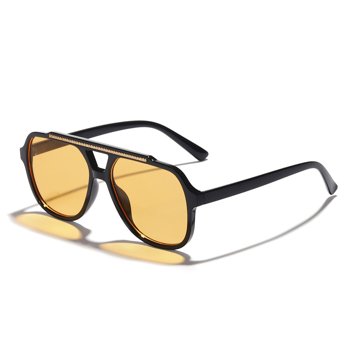 Dame Designer-solbrille med ekstravagant mønster og beskyttende UV-beskyttelse Luvikno