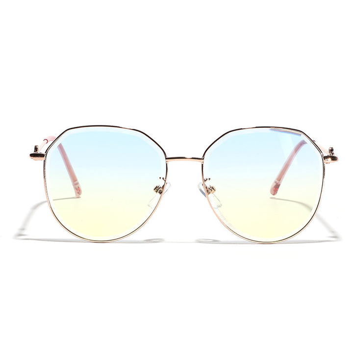 Dame geometrisk solbrille i elegant design Luvikno