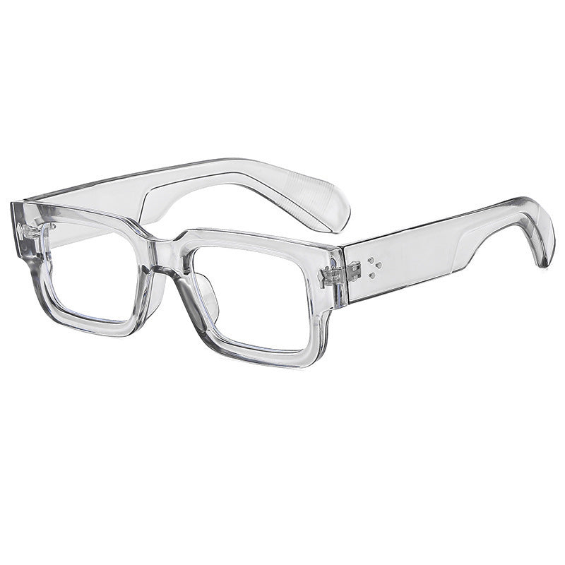 Dame moteriktig kvadratisk solbrille i iøynefallende skjoldpatt-design Luvikno
