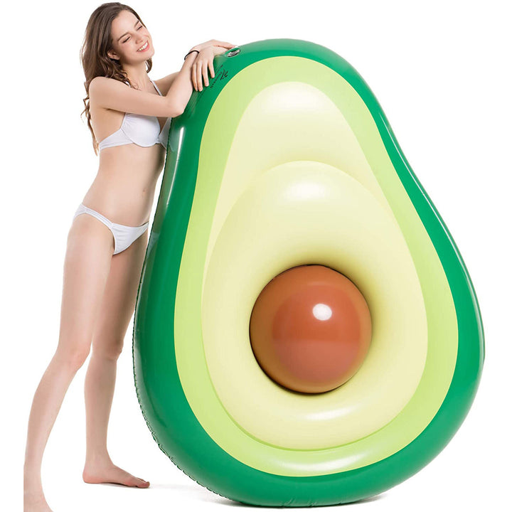 Dame inflatable avocado basseng lounge Luvikno
