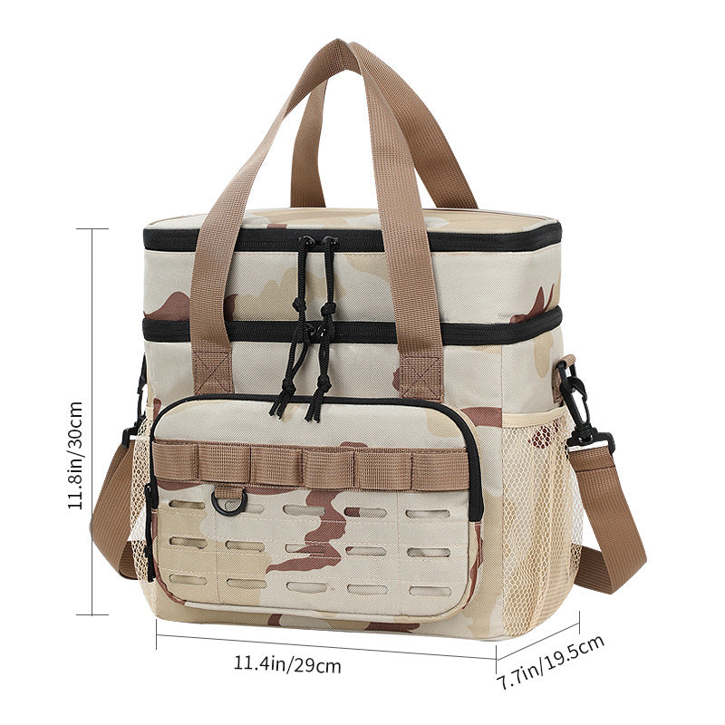 Dame isolert og slitesterk kjølebag i moderne camouflagedesign Luvikno