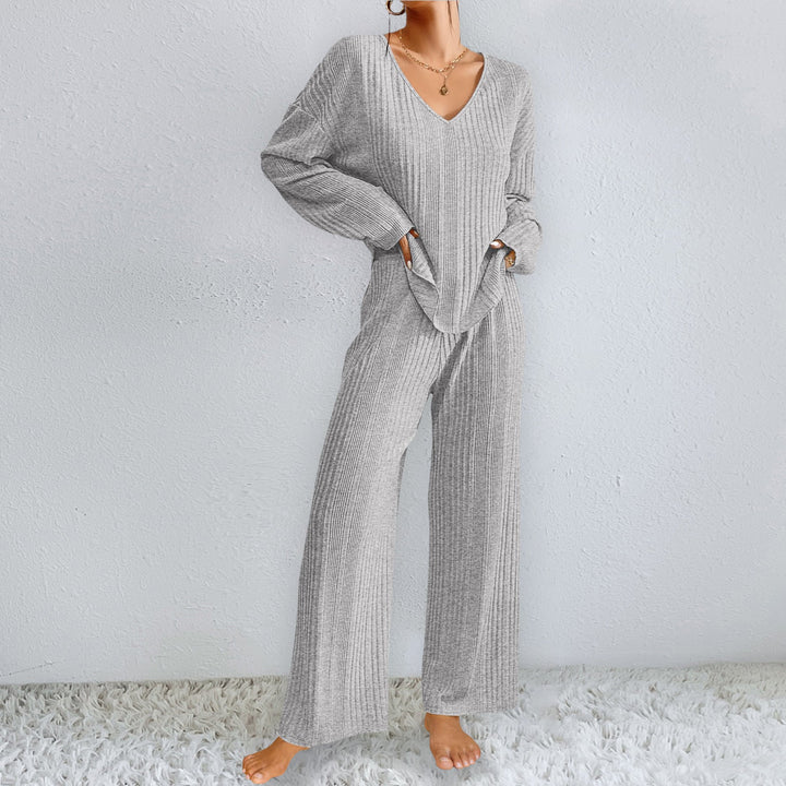 Luvik | Ribbi-Pyjamat Syksy Talvi Lämmin Kaksi-osainen Setti