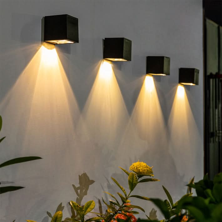 Solar LED Utendørs Vegglampe | Luvikno