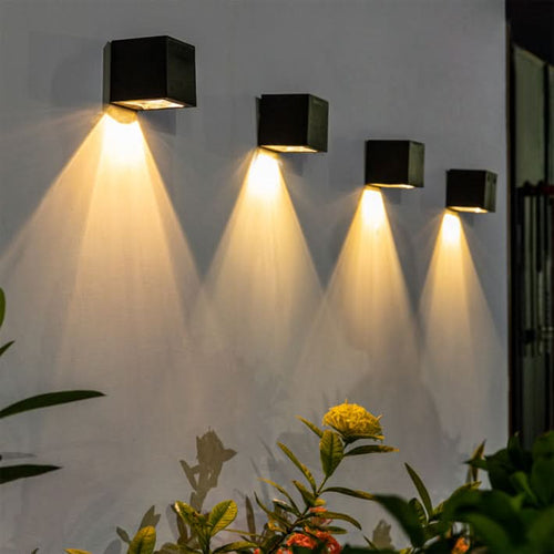Solar LED Utendørs Vegglampe | Luvikno