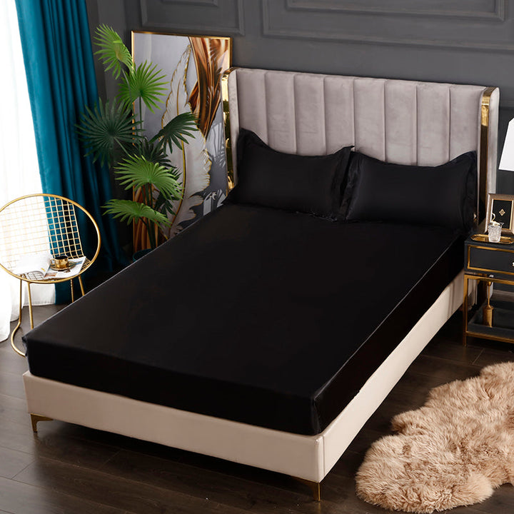 Silke Sateng Elastisk Fitted Ark med GRATIS* Silke Sateng Putetrekk Luvikno