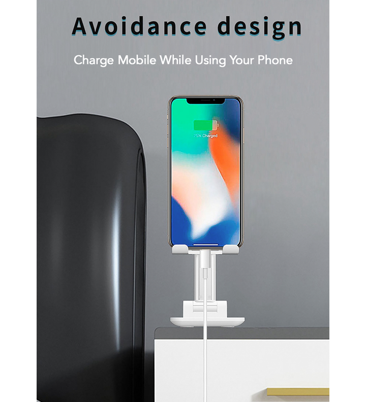 Luvikno | Faltbart Holder Stativ for iPad og Mobiltelefon