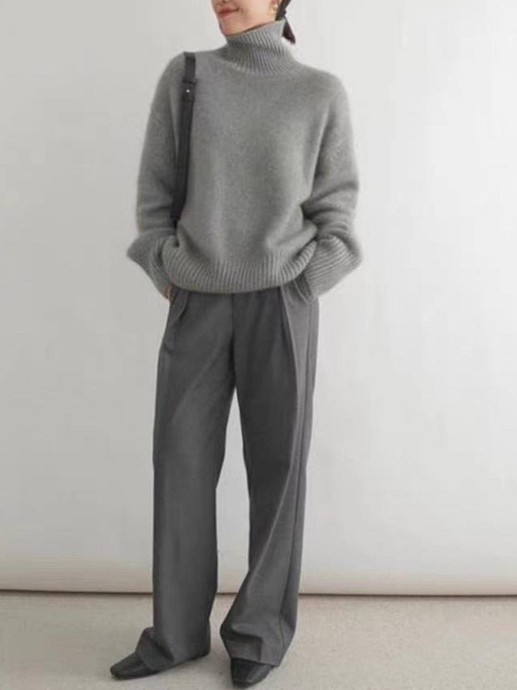 Luvik | Tyylikäs Rullakauluspaita Naisille