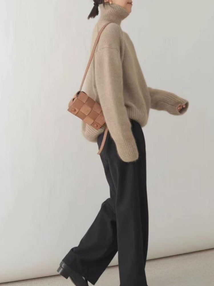 Luvik | Tyylikäs Rullakauluspaita Naisille