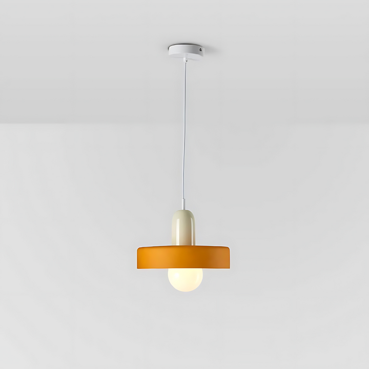 Luvikno | Celeste Élégance - Stilig Pendellampe i Metall & Glass
