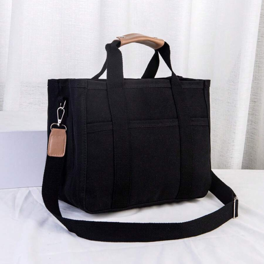 UrbanGrace – Stilig Canvas Handlenett for Hver Dag Luvikno
