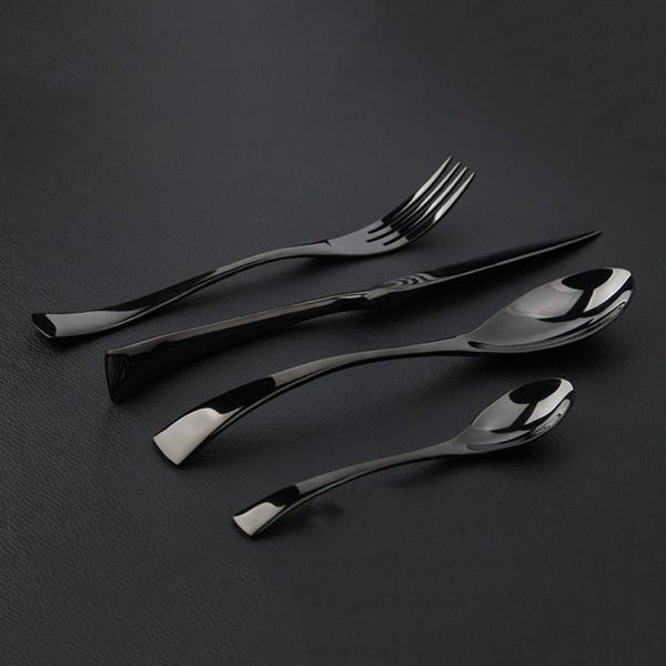 Onyx Jet Black Bestikk Sett | Luvikno