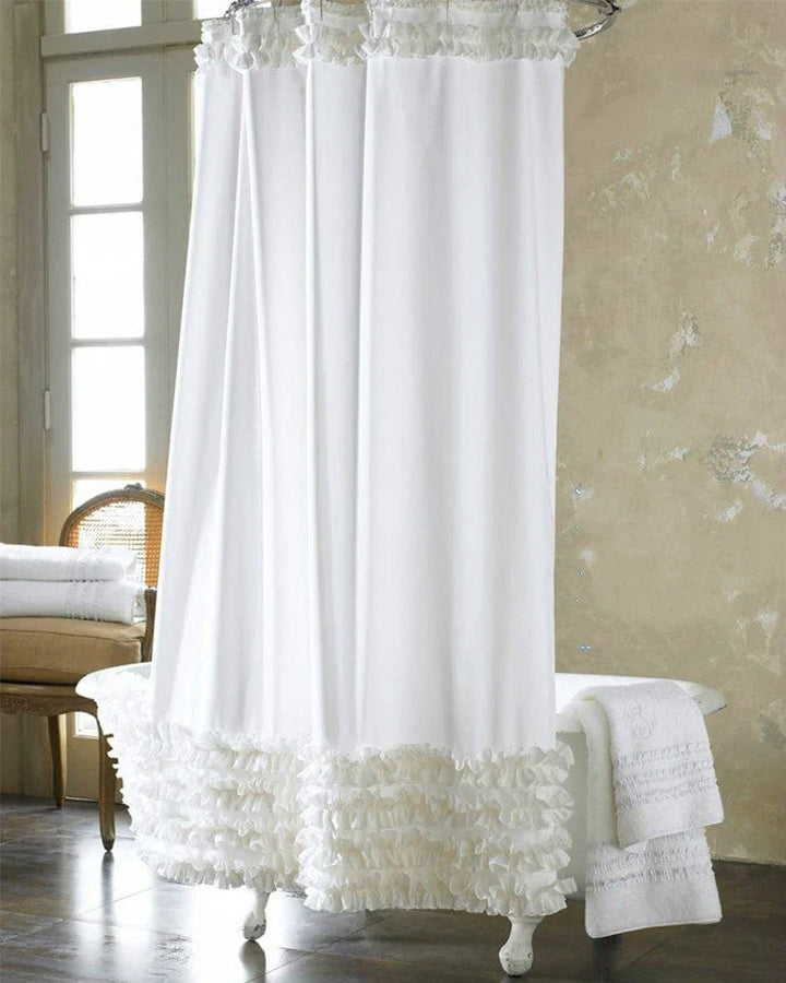 Ophelia Ruffled Duschgardin Luvikno