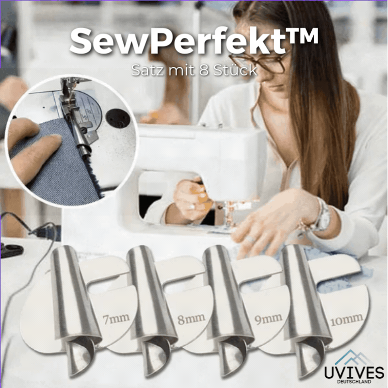 SewPerfect Spiral syrohrfotsett med 8 deler | Luvikno