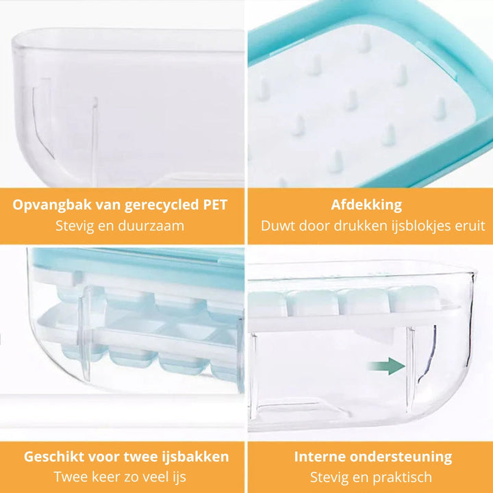 CoolCatcher – Praktisk Isbitprodusent med Innsamlingsbrett Luvikno