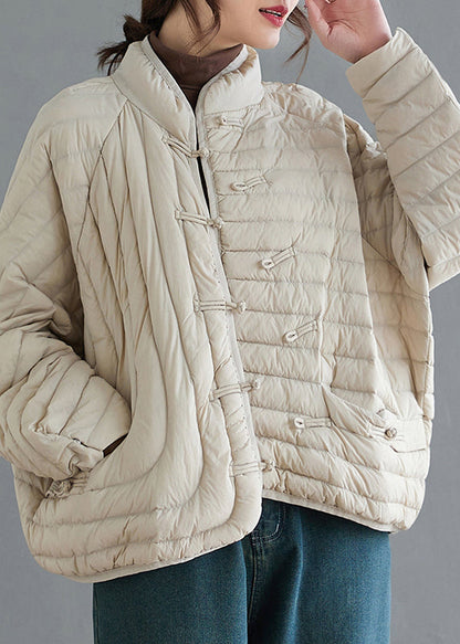 Luvik | Aprikoosi Suuri Koko Itämainen Takki Ohut Puuvill täytteinen Talvi