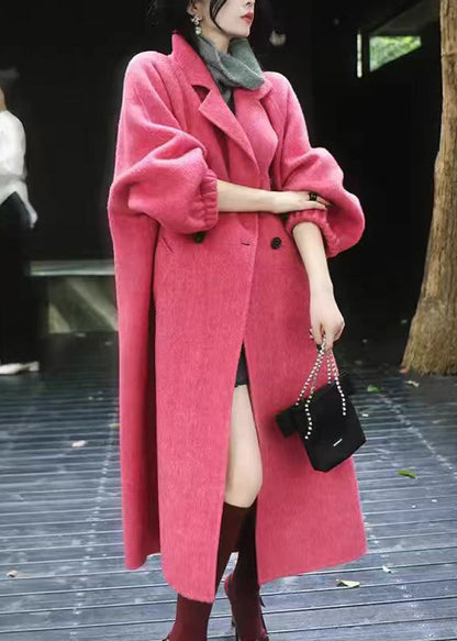 Luvik | Maksi villakangas takit, taskulliset, siniset