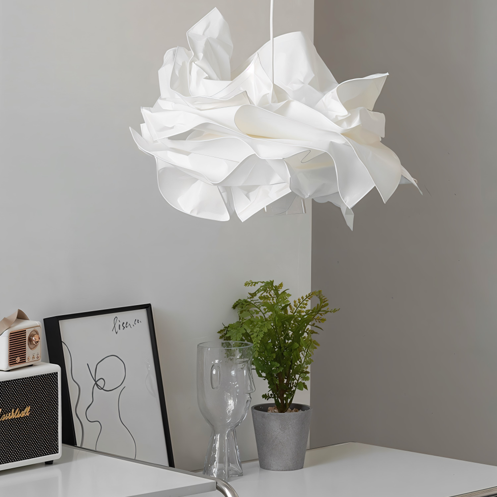 Creative Clouds Pendelleuchte – DIY papir taklampe med kunstnerisk sjarm | Luvikno