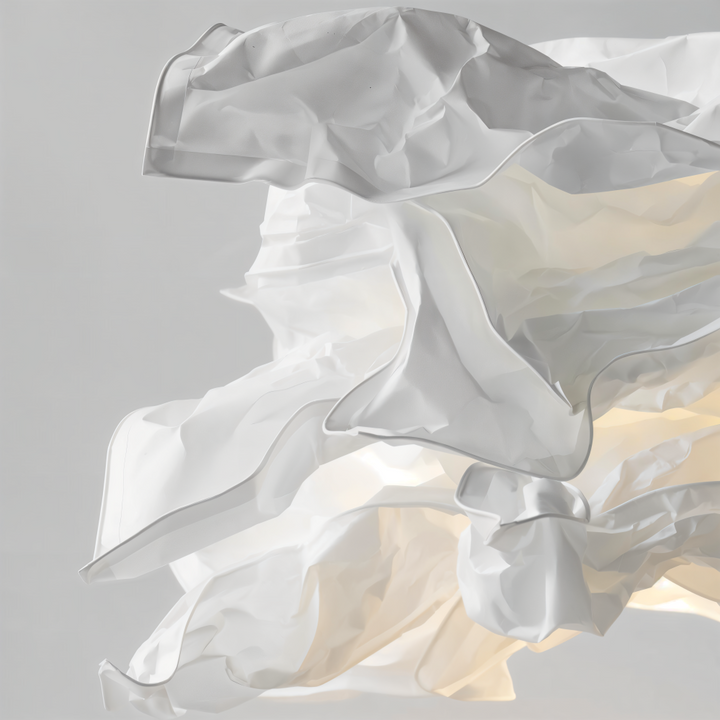 Creative Clouds Pendelleuchte – DIY papir taklampe med kunstnerisk sjarm | Luvikno
