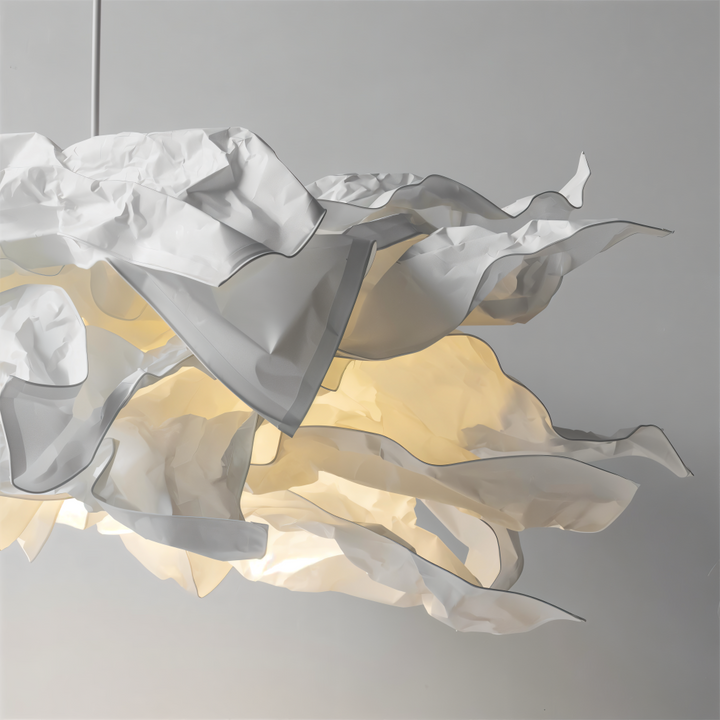 Creative Clouds Pendelleuchte – DIY papir taklampe med kunstnerisk sjarm | Luvikno