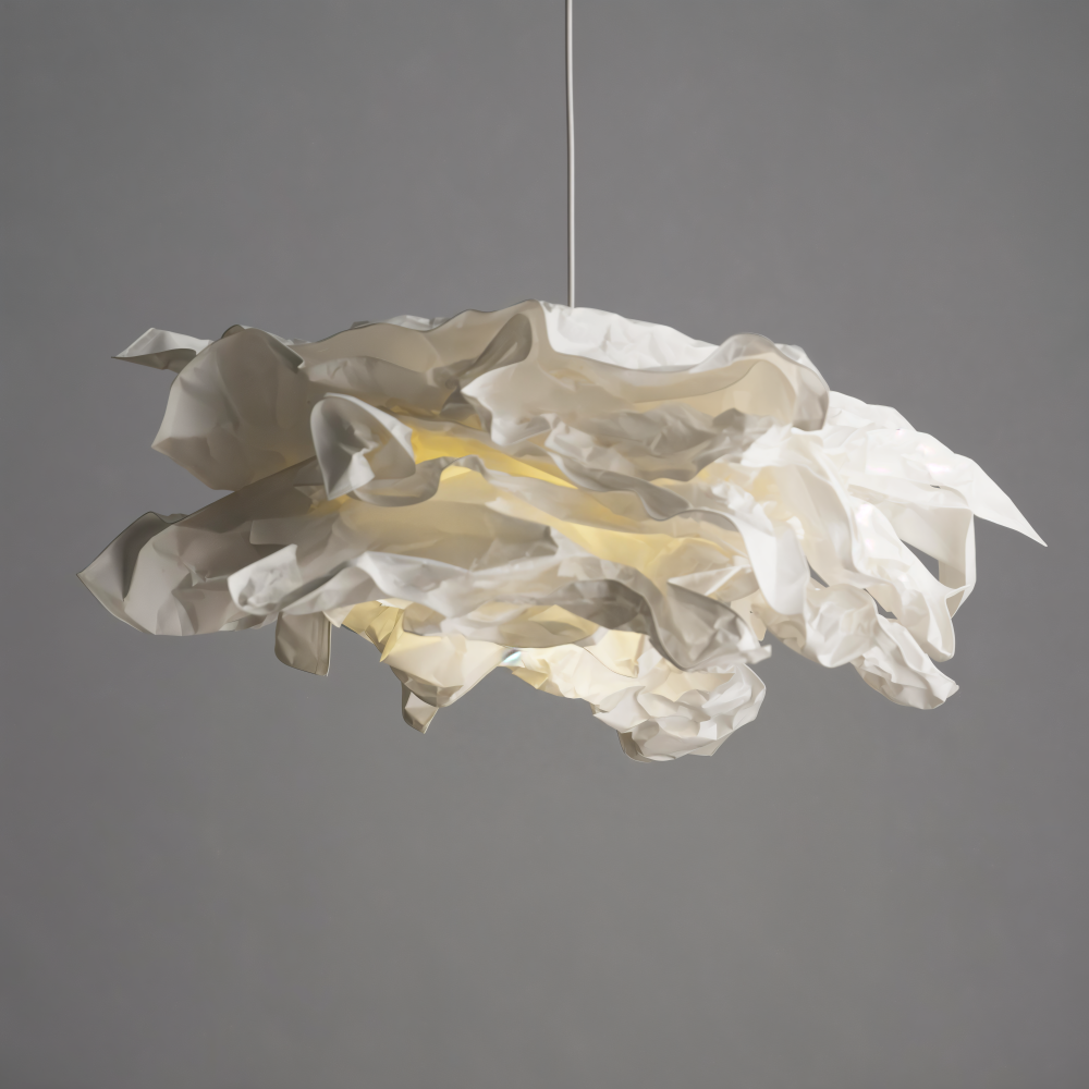 Creative Clouds Pendelleuchte – DIY papir taklampe med kunstnerisk sjarm | Luvikno
