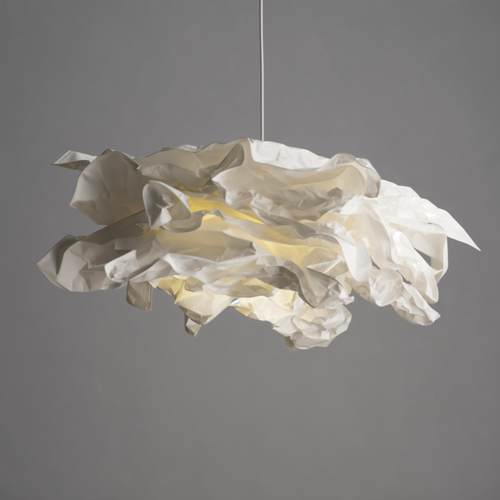 Creative Clouds Pendelleuchte – DIY papir taklampe med kunstnerisk sjarm | Luvikno