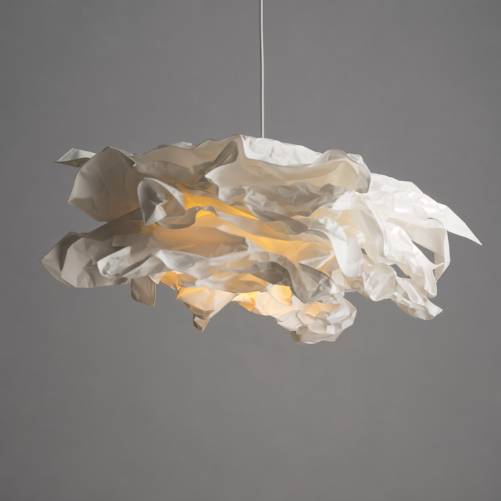 Creative Clouds Pendelleuchte – DIY papir taklampe med kunstnerisk sjarm | Luvikno