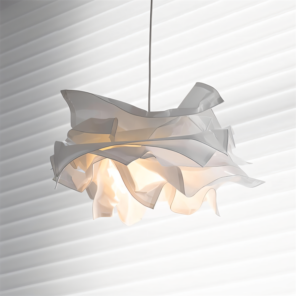 Creative Clouds Pendelleuchte – DIY papir taklampe med kunstnerisk sjarm | Luvikno