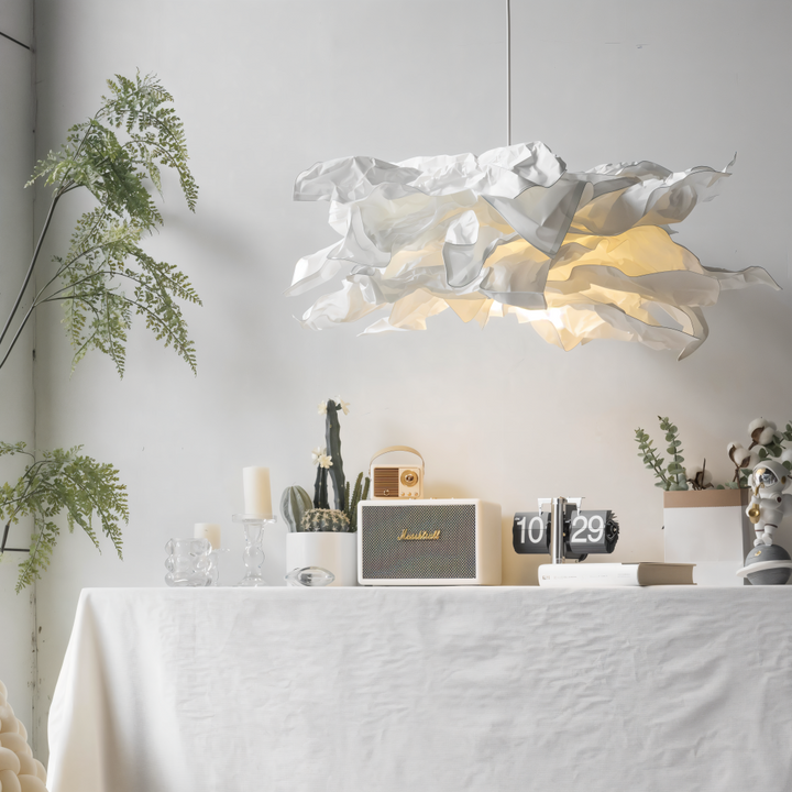 Creative Clouds Pendelleuchte – DIY papir taklampe med kunstnerisk sjarm | Luvikno