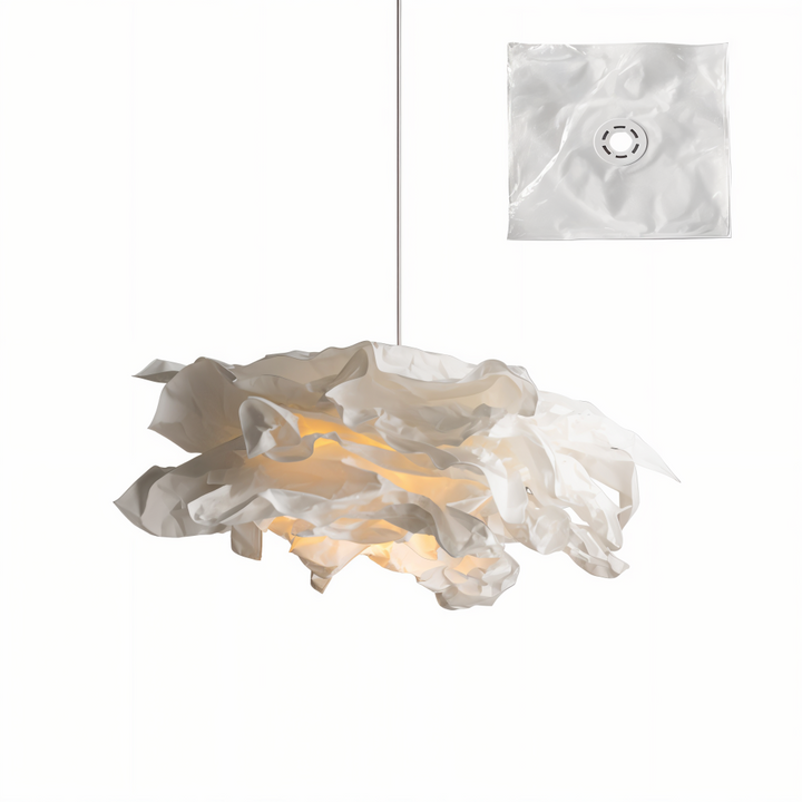 Creative Clouds Pendelleuchte – DIY papir taklampe med kunstnerisk sjarm | Luvikno