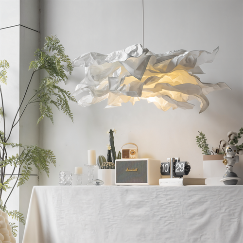 Creative Clouds Pendelleuchte – DIY papir taklampe med kunstnerisk sjarm | Luvikno