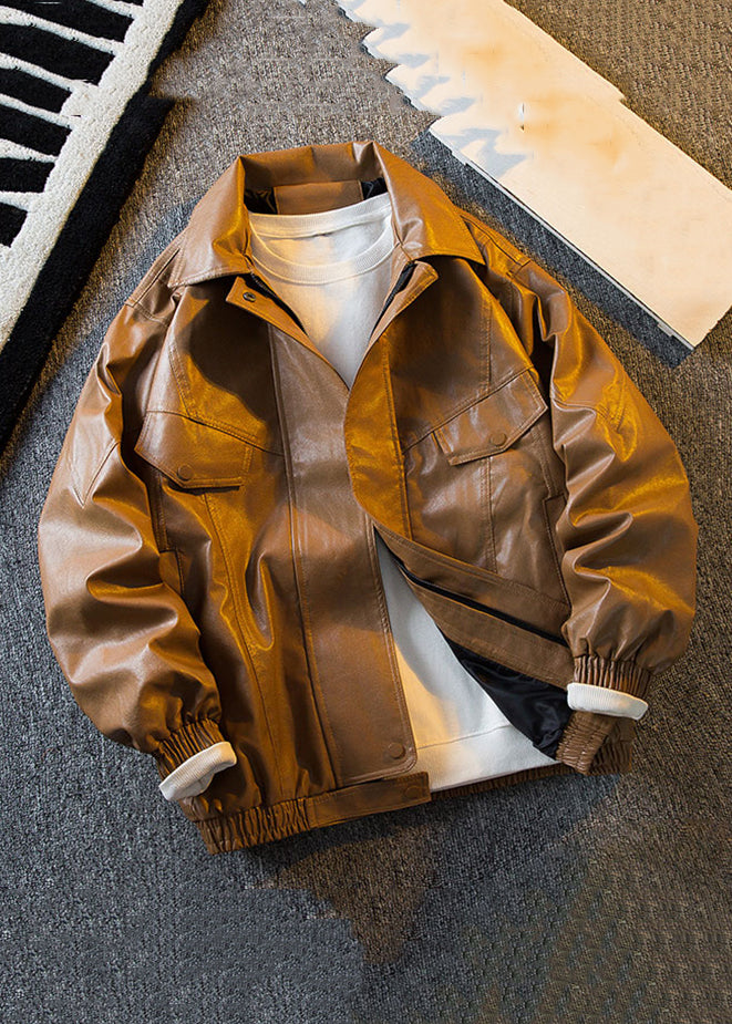 Luvik | Miesten vahakankaiset takit ruskealla Peter Pan -kauluksella