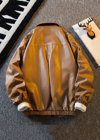 Luvik | Miesten vahakankaiset takit ruskealla Peter Pan -kauluksella