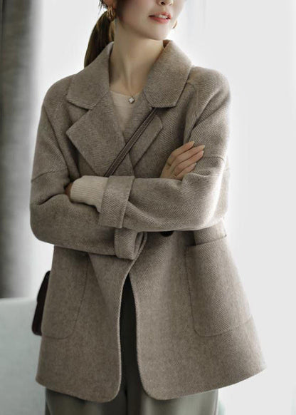 Luvik | Suunnittelu Kaki Kääntötaskut Villakangastakit