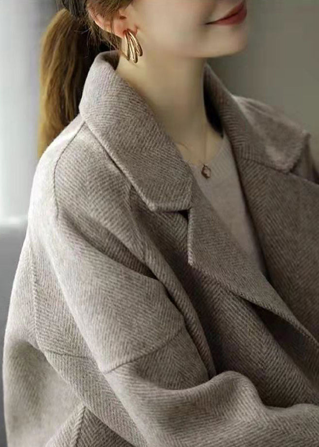 Luvik | Suunnittelu Kaki Kääntötaskut Villakangastakit