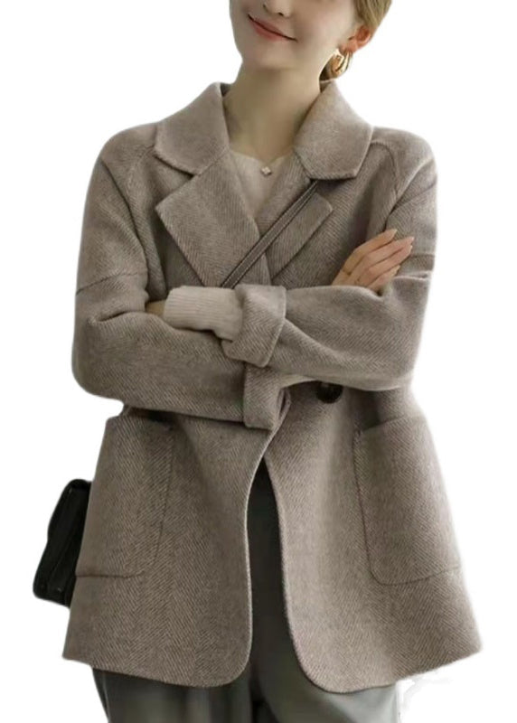 Luvik | Suunnittelu Kaki Kääntötaskut Villakangastakit