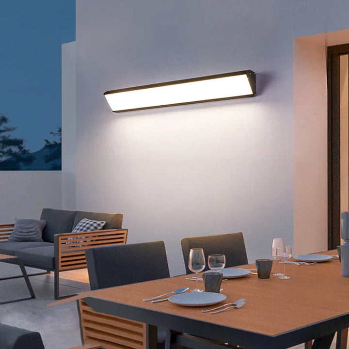 Utendørs vegglampe LED aluminium lampe Luvikno