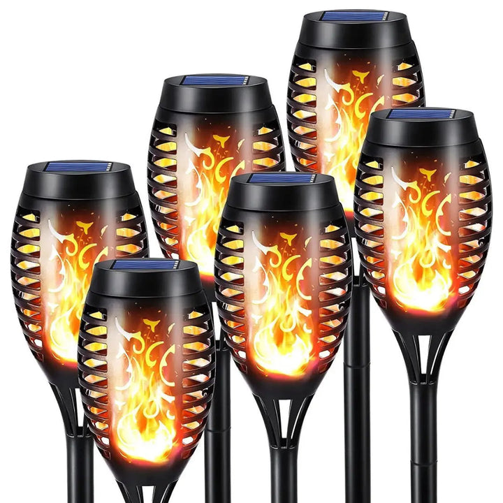 Solcel-drevne LED-lommelykter - SolarFlame | Luvikno