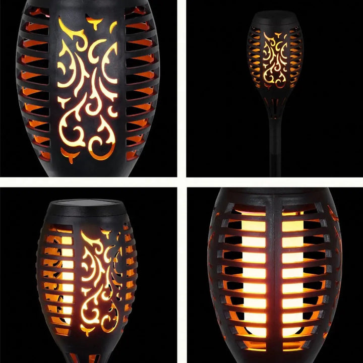 Solcel-drevne LED-lommelykter - SolarFlame | Luvikno