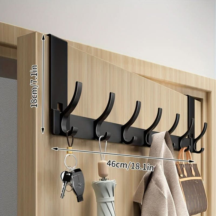 Luvikno | OVER-THE-DOOR HOOK – Plassbesparende dørkrok laget av aluminium for stilfull oppbevaring