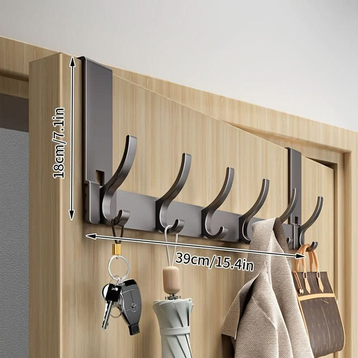 Luvikno | OVER-THE-DOOR HOOK – Plassbesparende dørkrok laget av aluminium for stilfull oppbevaring