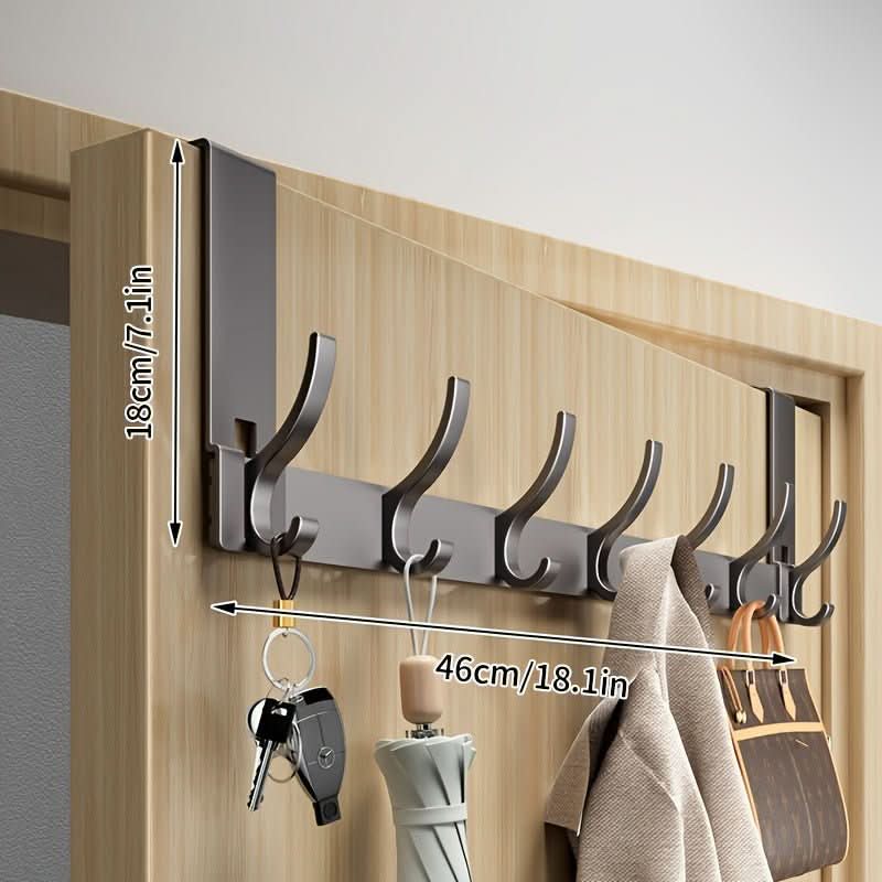 Luvikno | OVER-THE-DOOR HOOK – Plassbesparende dørkrok laget av aluminium for stilfull oppbevaring