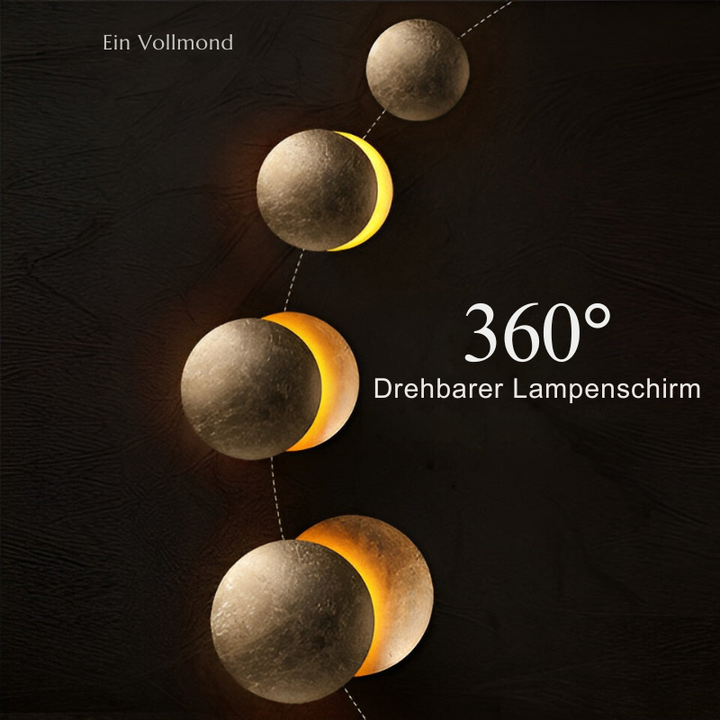 Sonnenstrahl - Elegant LED vegglampe med 360° rotasjonsfunksjon for industriell stil | Luvikno