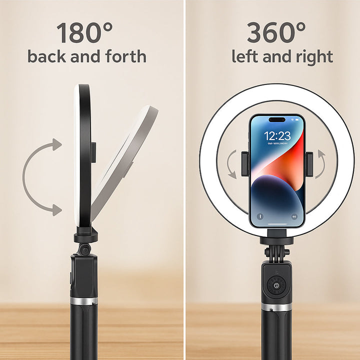 Ring Light med Fjernkontroll & Stativ – 3 Fargetemperaturer – P220-Q | Luvikno
