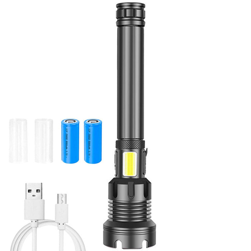 Taktisk oppladbar laser LED lommelykt | luvikno